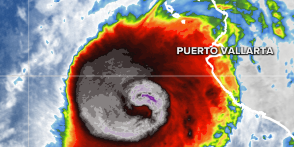 Hurricane Lidia Heads Towards Puerto Vallarta as a Category 3 Hurricane